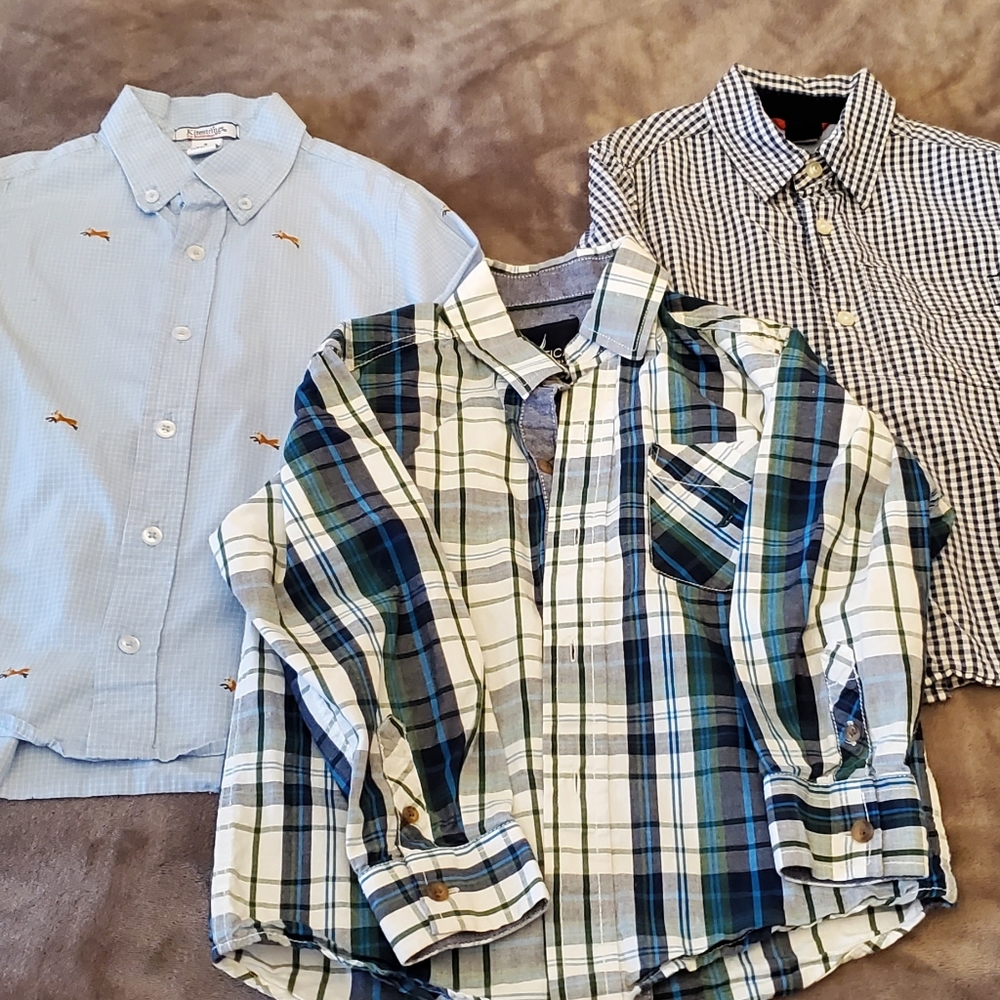 Boys button down shirts